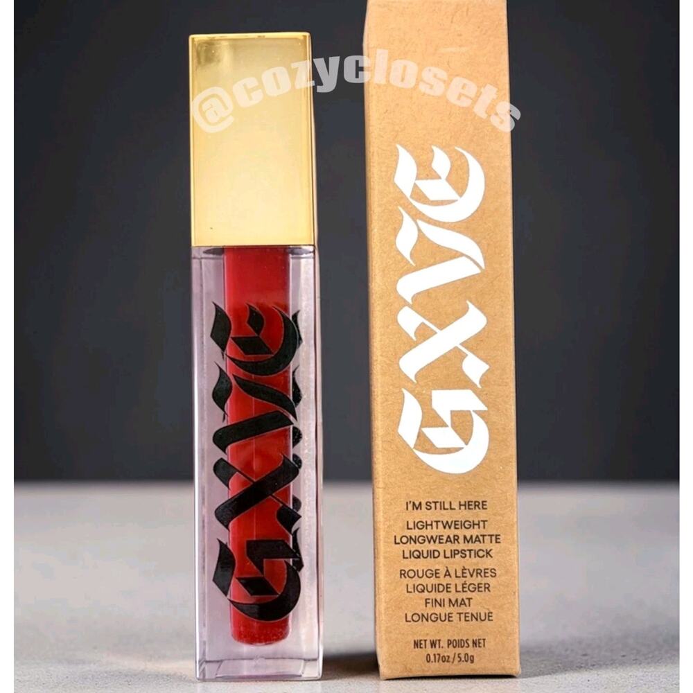 Discontinued GXVE by Gwen Stefani Red Matte Liquid Lipstick "Original Recipe"